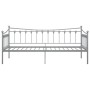 Graues Metall-Schlafsofagestell 90x200 cm von vidaXL, Betten und Lattenroste - Ref: Foro24-324757, Preis: 166,82 €, Rabatt: %