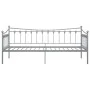Gray metal sofa bed frame 90x200 cm by vidaXL, Beds and slatted bases - Ref: Foro24-324757, Price: 158,49 €, Discount: %