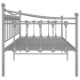 Graues Metall-Schlafsofagestell 90x200 cm von vidaXL, Betten und Lattenroste - Ref: Foro24-324757, Preis: 166,82 €, Rabatt: %