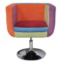 Stoff-Patchwork-Würfel-Design-Sessel von vidaXL, Sessel - Ref: Foro24-240813, Preis: 189,03 €, Rabatt: %