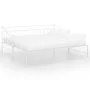 White metal removable sofa bed frame 90x200 cm by vidaXL, Beds and slatted bases - Ref: Foro24-324777, Price: 162,67 €, Disco...