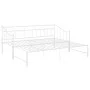 White metal removable sofa bed frame 90x200 cm by vidaXL, Beds and slatted bases - Ref: Foro24-324777, Price: 162,67 €, Disco...