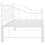 White metal removable sofa bed frame 90x200 cm by vidaXL, Beds and slatted bases - Ref: Foro24-324777, Price: 162,67 €, Disco...