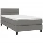 Box spring bed mattress and LED lights dark gray fabric 80x200 cm by vidaXL, Beds and slatted bases - Ref: Foro24-3133190, Pr...