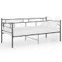 Black metal sofa bed frame 90x200 cm by vidaXL, Beds and slatted bases - Ref: Foro24-324767, Price: 137,82 €, Discount: %