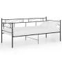 Black metal sofa bed frame 90x200 cm by vidaXL, Beds and slatted bases - Ref: Foro24-324767, Price: 135,01 €, Discount: %