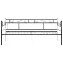 Black metal sofa bed frame 90x200 cm by vidaXL, Beds and slatted bases - Ref: Foro24-324767, Price: 135,01 €, Discount: %