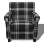 Armchair with black fabric cushion by vidaXL, Armchairs - Ref: Foro24-240977, Price: 214,13 €, Discount: %