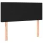 Box spring bed with LED mattress black fabric 80x200 cm by vidaXL, Beds and slatted bases - Ref: Foro24-3132951, Price: 283,5...