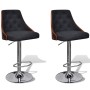 Barhocker 2 Einheiten aus Stoff mit verstellbarer Höhe von vidaXL, Küchenhocker - Ref: Foro24-241056, Preis: 151,07 €, Rabatt: %