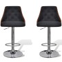 Barhocker 2 Einheiten aus Stoff mit verstellbarer Höhe von vidaXL, Küchenhocker - Ref: Foro24-241056, Preis: 151,07 €, Rabatt: %