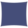 Toldo de vela cuadrado tela Oxford azul 2,5x2,5 m