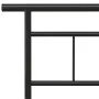 Estructura de cama de metal negro 200x200 cm de vidaXL, Camas y somieres - Ref: Foro24-324838, Precio: 101,22 €, Descuento: %