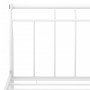 Bettgestell aus weißem Metall, 100 x 200 cm von vidaXL, Betten und Lattenroste - Ref: Foro24-325034, Preis: 72,65 €, Rabatt: %