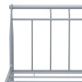 Gray metal bed frame 120x200 cm by vidaXL, Beds and slatted bases - Ref: Foro24-325038, Price: 91,09 €, Discount: %