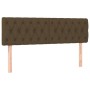 Box spring bed mattress LED lights dark brown fabric 140x200cm by vidaXL, Beds and slatted bases - Ref: Foro24-3133400, Price...
