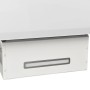 Campana extractora pared acero y vidrio templado blanco 90 cm de vidaXL, Extractores - Ref: Foro24-51670, Precio: 189,59 €