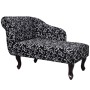 Tagesbett aus weißem und schwarzem Stoff von vidaXL, Tagesbetten - Ref: Foro24-242403, Preis: 207,32 €, Rabatt: %