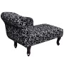 Tagesbett aus weißem und schwarzem Stoff von vidaXL, Tagesbetten - Ref: Foro24-242403, Preis: 207,32 €, Rabatt: %