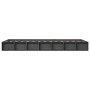 Small gray solid wood single bed frame 75x190 cm by vidaXL, Beds and slatted bases - Ref: Foro24-820698, Price: 136,60 €, Dis...
