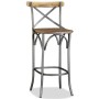 Taburete de cocina de madera maciza de mango de vidaXL, Taburetes de cocina - Ref: Foro24-244593, Precio: 167,44 €, Descuento: %