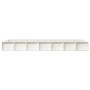 Weißer Massivholzbettrahmen 90x200 cm von vidaXL, Betten und Lattenroste - Ref: Foro24-820692, Preis: 122,73 €, Rabatt: %
