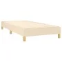 Boxspringbett mit Matratze und LED-Cremestoff 100x200 cm von vidaXL, Betten und Lattenroste - Ref: Foro24-3133618, Preis: 296...