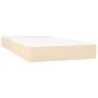 Boxspringbett mit Matratze und LED-Cremestoff 100x200 cm von vidaXL, Betten und Lattenroste - Ref: Foro24-3133618, Preis: 296...