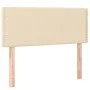 Boxspringbett mit Matratze und LED-Cremestoff 100x200 cm von vidaXL, Betten und Lattenroste - Ref: Foro24-3133618, Preis: 296...