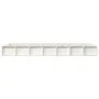 White solid wood double bed frame 135x190 cm by vidaXL, Beds and slatted bases - Ref: Foro24-820712, Price: 106,24 €, Discoun...