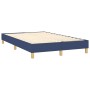 Box spring bed with mattress and LED blue fabric 120x200 cm by vidaXL, Beds and slatted bases - Ref: Foro24-3133547, Price: 4...