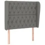 Box spring bed with dark gray fabric mattress 90x200 cm by vidaXL, Beds and slatted bases - Ref: Foro24-3128734, Price: 383,2...