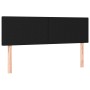 Boxspringbettmatratze und LED-Leuchten aus schwarzem Stoff 140x190 cm von vidaXL, Betten und Lattenroste - Ref: Foro24-313355...