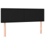 Box spring bed mattress and LED lights black fabric 140x200 cm by vidaXL, Beds and slatted bases - Ref: Foro24-3133559, Price...