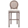 Küchenhocker 2 Einheiten aus weißem Leinen von vidaXL, Küchenhocker - Ref: Foro24-245352, Preis: 334,38 €, Rabatt: %