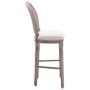 Küchenhocker 2 Einheiten aus weißem Leinen von vidaXL, Küchenhocker - Ref: Foro24-245352, Preis: 334,38 €, Rabatt: %