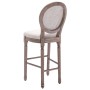 Küchenhocker 2 Einheiten aus weißem Leinen von vidaXL, Küchenhocker - Ref: Foro24-245352, Preis: 334,38 €, Rabatt: %