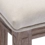 Küchenhocker 2 Einheiten aus weißem Leinen von vidaXL, Küchenhocker - Ref: Foro24-245352, Preis: 334,38 €, Rabatt: %