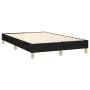 Box spring bed with LED mattress black fabric 120x200 cm by vidaXL, Beds and slatted bases - Ref: Foro24-3133703, Price: 384,...