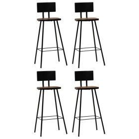 Küchenhocker 4 Stück aus massivem recyceltem Holz von vidaXL, Küchenhocker - Ref: Foro24-245391, Preis: 242,56 €, Rabatt: %