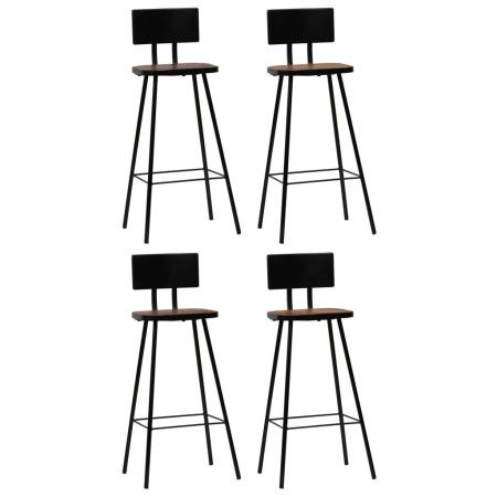 Küchenhocker 4 Stück aus massivem recyceltem Holz von vidaXL, Küchenhocker - Ref: Foro24-245391, Preis: 242,56 €, Rabatt: %