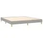 Box spring bed with fabric mattress and light gray LED 180x200 cm by vidaXL, Beds and slatted bases - Ref: Foro24-3133733, Pr...