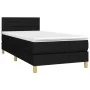 Box spring bed with LED mattress black fabric 80x200 cm by vidaXL, Beds and slatted bases - Ref: Foro24-3133751, Price: 281,7...