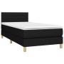 Boxspringbett mit LED-Matratze Stoff schwarz 90x200 cm von vidaXL, Betten und Lattenroste - Ref: Foro24-3133767, Preis: 297,9...