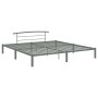 Estructura de cama de metal gris 180x200 cm de vidaXL, Camas y somieres - Ref: Foro24-284667, Precio: 92,55 €, Descuento: %