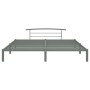 Estructura de cama de metal gris 180x200 cm de vidaXL, Camas y somieres - Ref: Foro24-284667, Precio: 92,55 €, Descuento: %