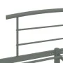 Gray metal bed frame 180x200 cm by vidaXL, Beds and slatted bases - Ref: Foro24-284667, Price: 92,15 €, Discount: %