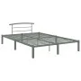 Gray metal bed frame 120x200 cm by vidaXL, Beds and slatted bases - Ref: Foro24-284664, Price: 72,43 €, Discount: %