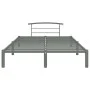 Gray metal bed frame 120x200 cm by vidaXL, Beds and slatted bases - Ref: Foro24-284664, Price: 72,43 €, Discount: %