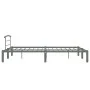 Gray metal bed frame 120x200 cm by vidaXL, Beds and slatted bases - Ref: Foro24-284664, Price: 72,43 €, Discount: %